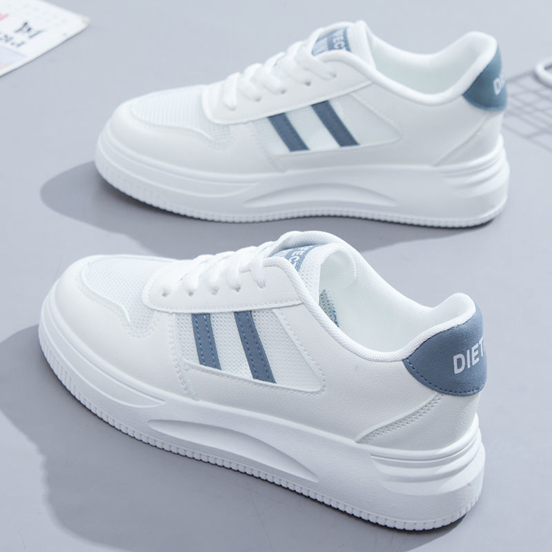 Casual Sports Leather Summer White Sneakers