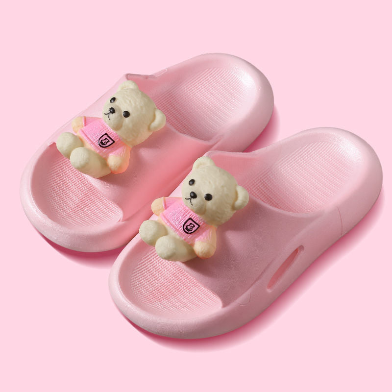 Animal Pattern Home Bathroom Bath Sandals Children's Shoes
