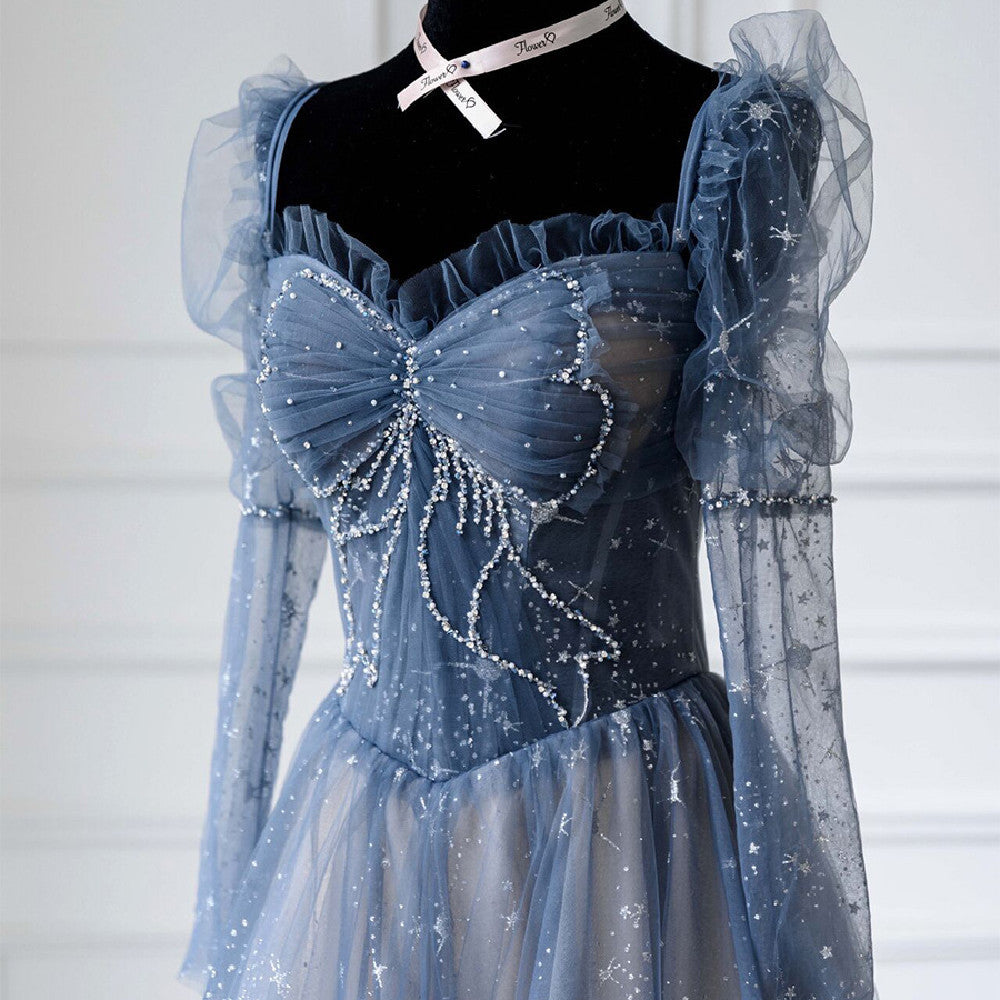 Long-sleeve Bridal Wedding Gown