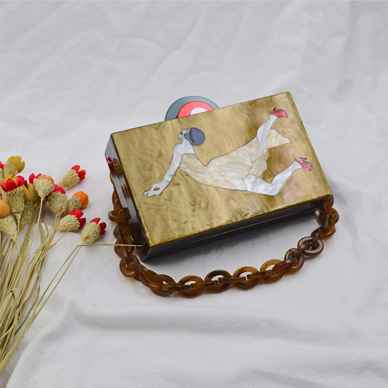 Handmade acrylic dinner bag