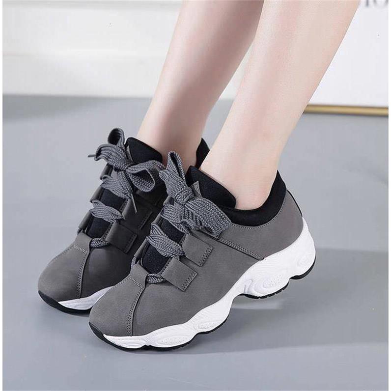 women shoes female students casual thick-soled running shoes female tide