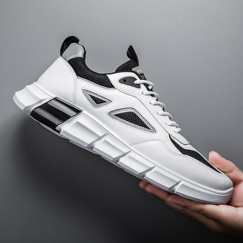 Men's casual white shoes