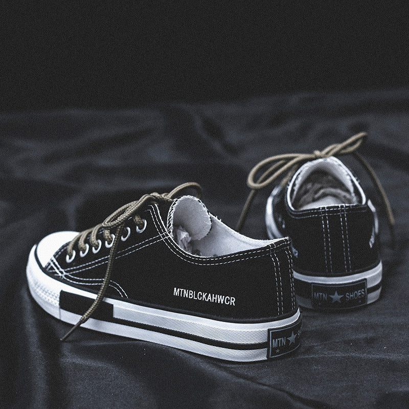Low-top Canvas Shoes Women, Port-style Street Clapper Shoes