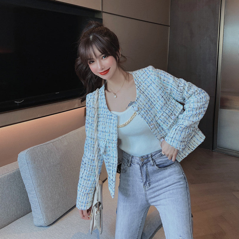 Women's Tweed Short Coat Jacket