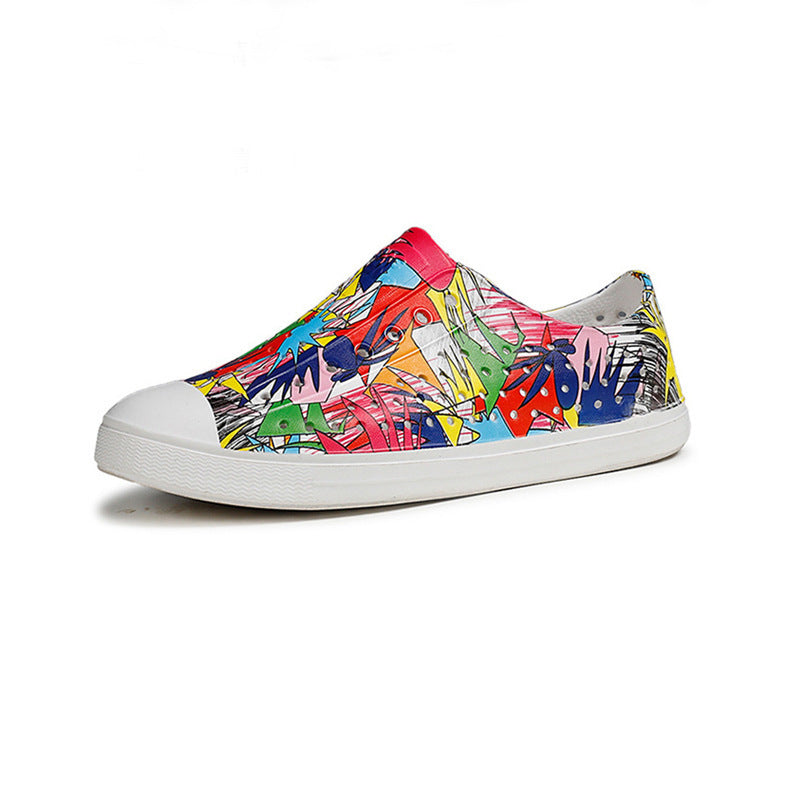 Men And Women Summer Non Slip Breathable Leisure Hollow Beach Shoes Sandals