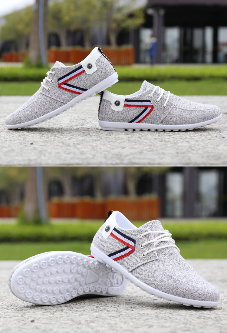 Men's Soft-Soled Canvas Shoes, Sports And Leisure