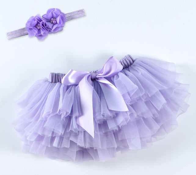 Photo Ins Children'S Clothing Tutu Skirt 0-36 Months Baby Pp Pants Girls Short Skirt Net Gauze Skirt Princess Cake Baby Skirt