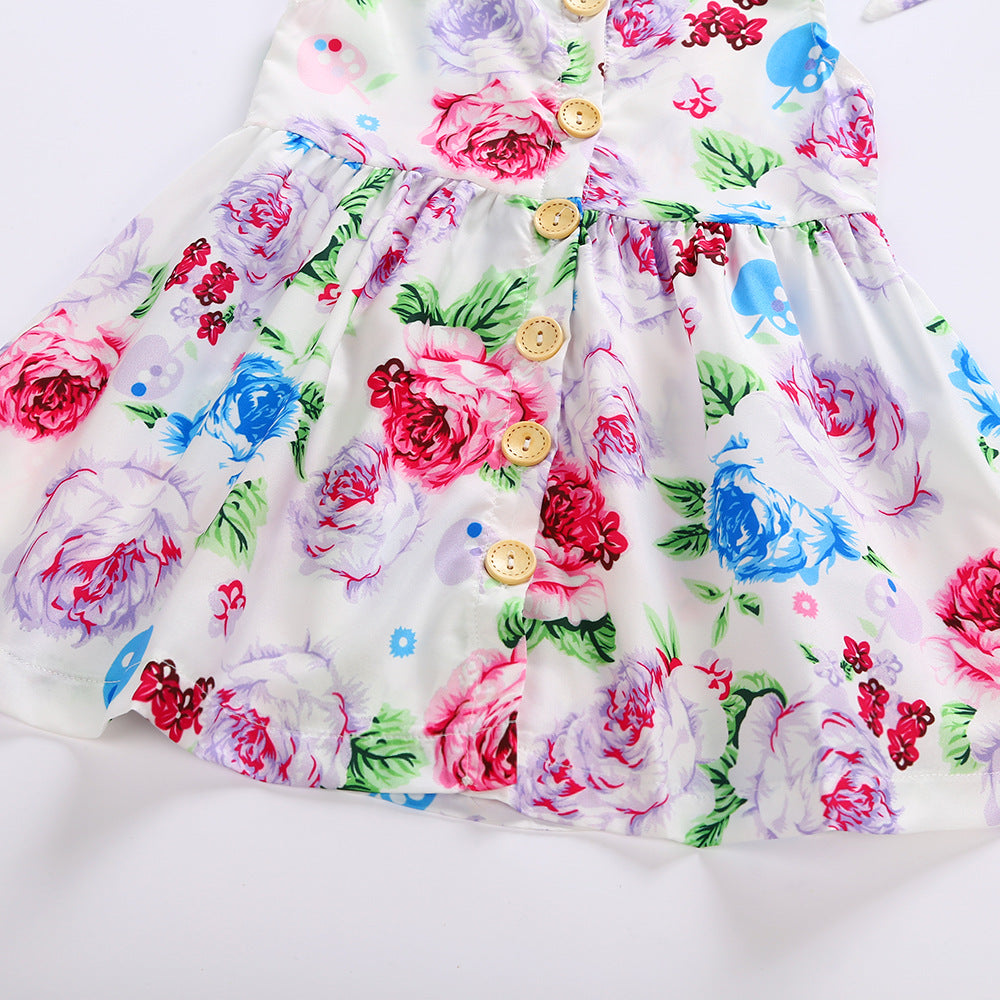 Robe pour enfant, jupe de princesse européenne et américaine, robe pour fille