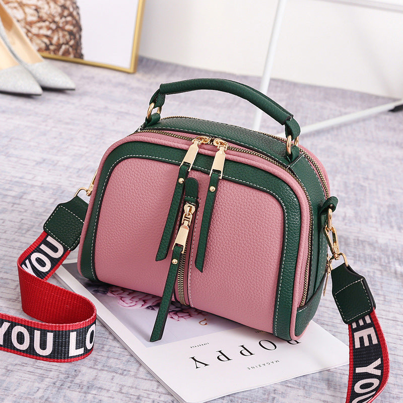Women's Wide Shoulder Small Square Bags