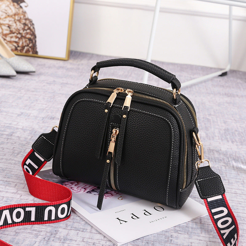 Women's Wide Shoulder Small Square Bags