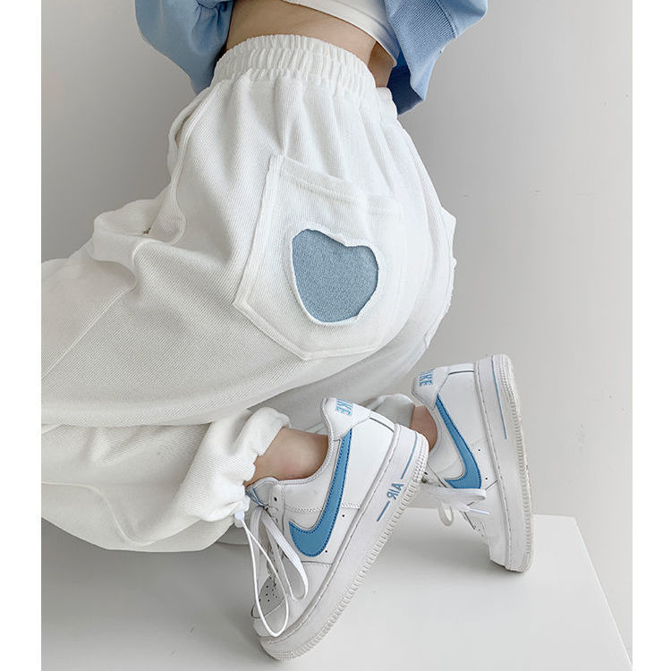 Sweatpants Women Love Pocket Loose Drawstring Drawstring Pants SpringSummer Autumn New Casual Sweatpants