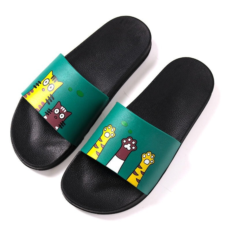 Wear Flat Bathroom Sandals Outside In The Summer