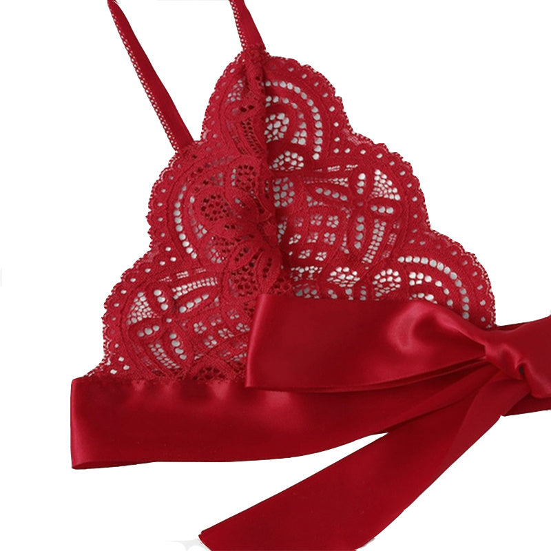 Bowknot Lace Sexy Flowy Suit New
