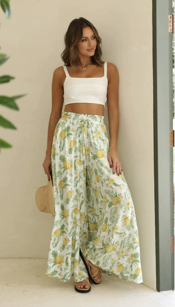 Women's Loose Wide-leg Pants With Pockets