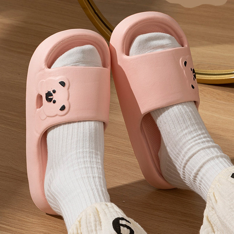 Cute Bear Home Slippers Non-slip Bathroom Slipper