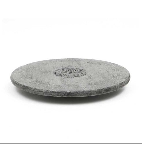 Broerine Handmade Mango Wood Lazy Susan Serving Plate
