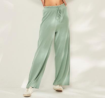 Wide Leg Elastic Waist Yoga SweatPants