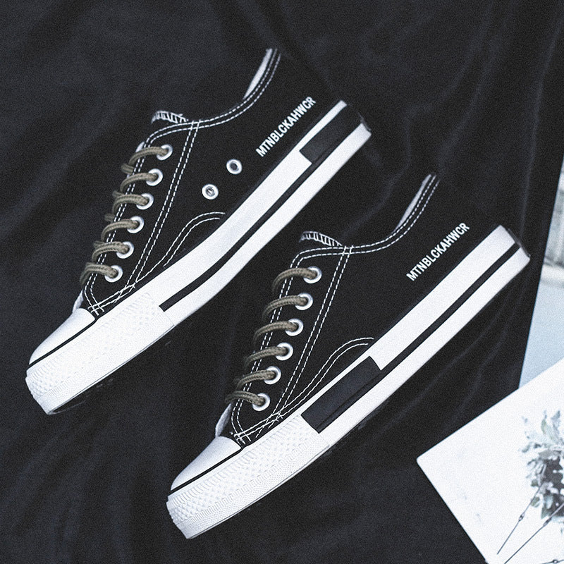 Low-top Canvas Shoes Women, Port-style Street Clapper Shoes