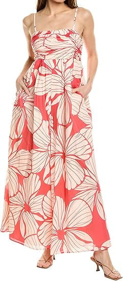 Women's Backless Waist Trimming Wide-leg Jumpsuit