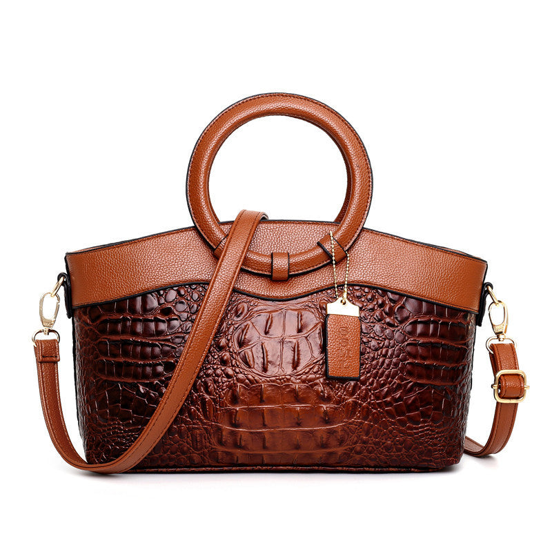 Fashion Casual Ladies Handbag Multi-Color 31cm Portable Shoulder Bag