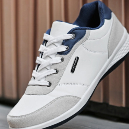 Men’s Microfiber Leather Casual Shoes FLats Sneakers
