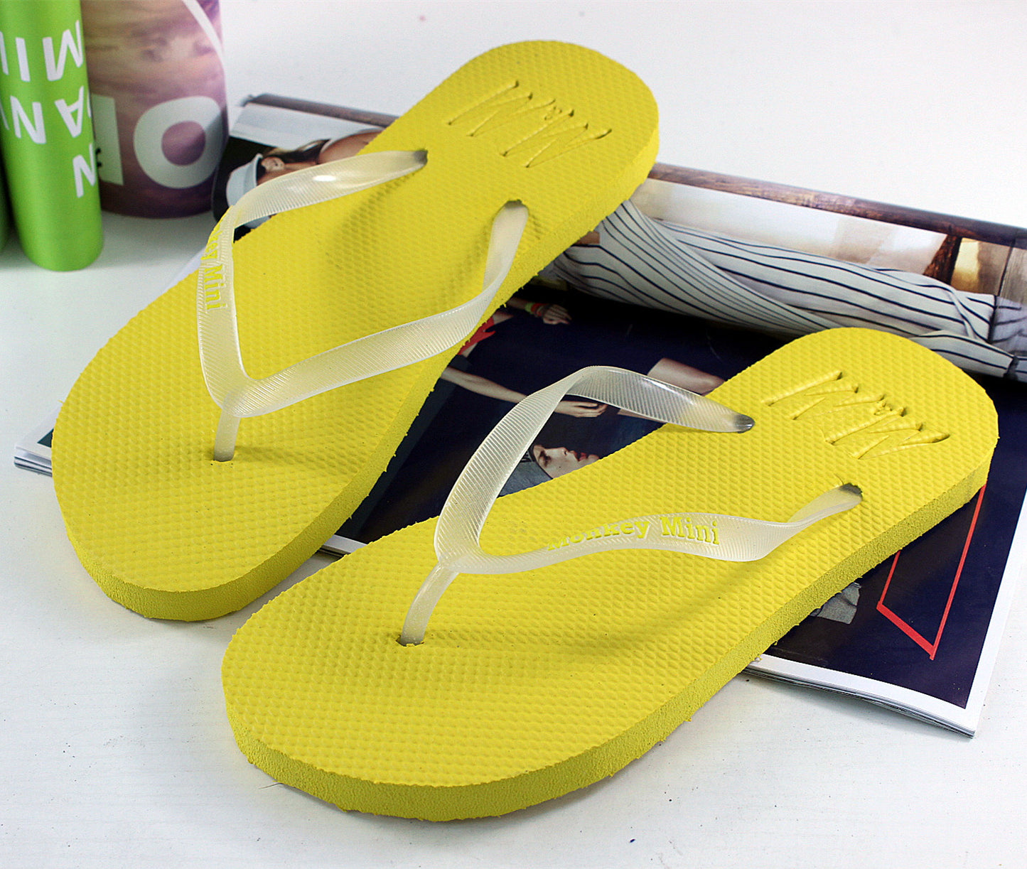 Shining slippers for lovers in summer