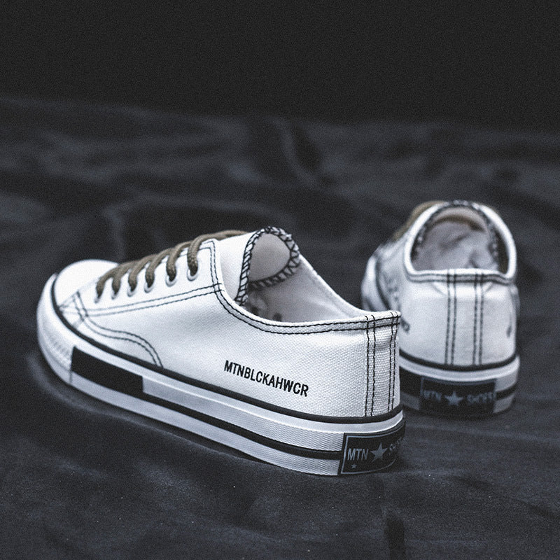 Low-top Canvas Shoes Women, Port-style Street Clapper Shoes