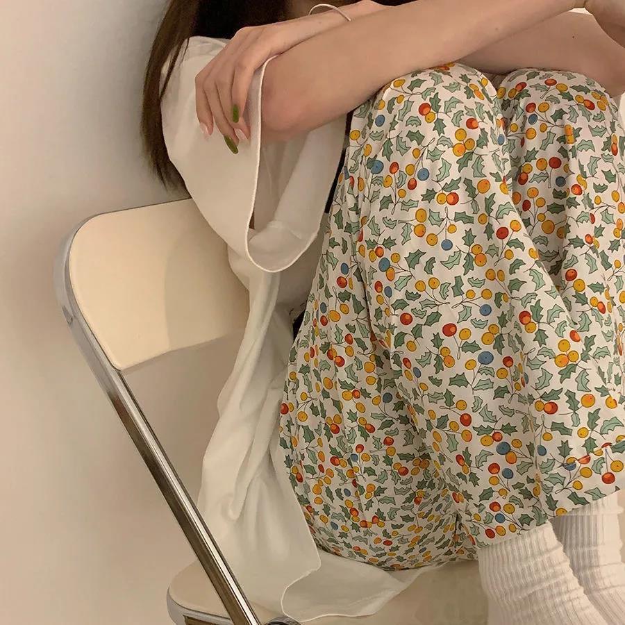 Pantalon de pyjama à motifs pour femmes, idéal pour le printemps et l'automne. Nouveau-né : pyjama mignon, imprimé, ample et décontracté.