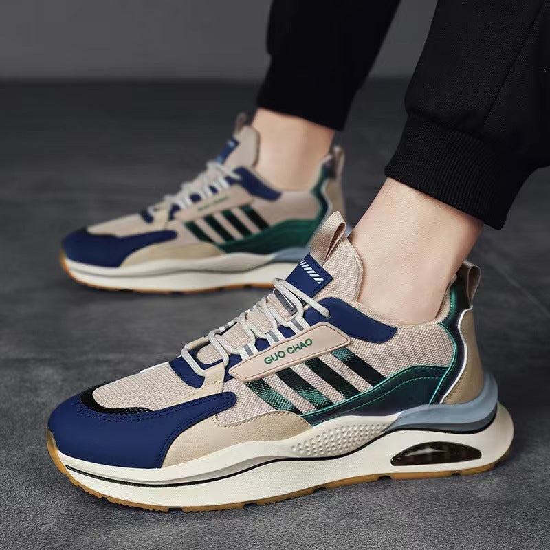 Men's Casual Air Cushion Sneakers Lightweight Breathable Sports Running Basketball Shoes