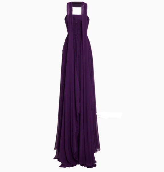Elegant And Noble Annual Meeting Host Red Carpet Dress