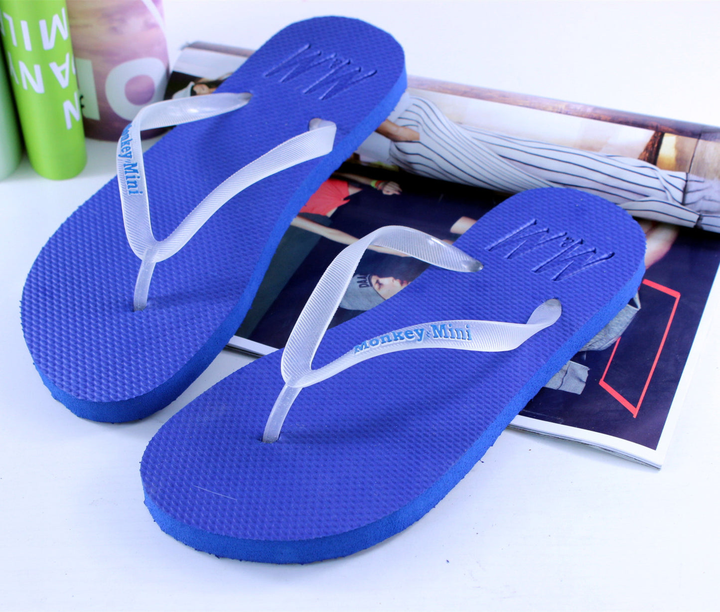 Shining slippers for lovers in summer