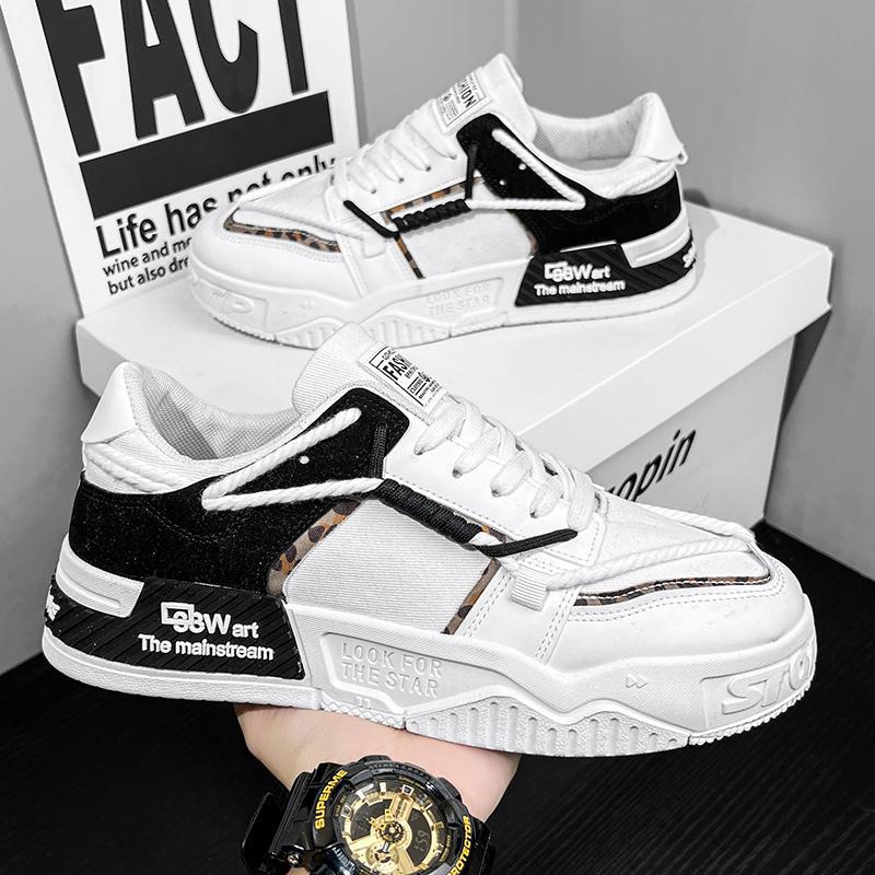 Casual Thick-Soled Canvas Sports Sneakers for Men