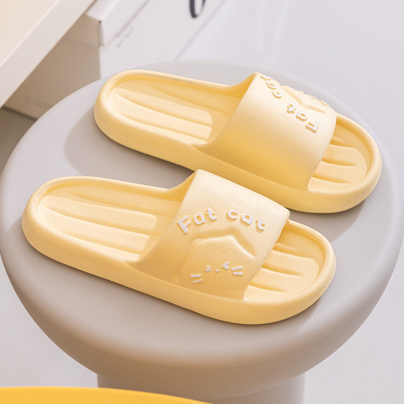 Cute Cartoon Wear-resistant Breathable EVA Home Slippers