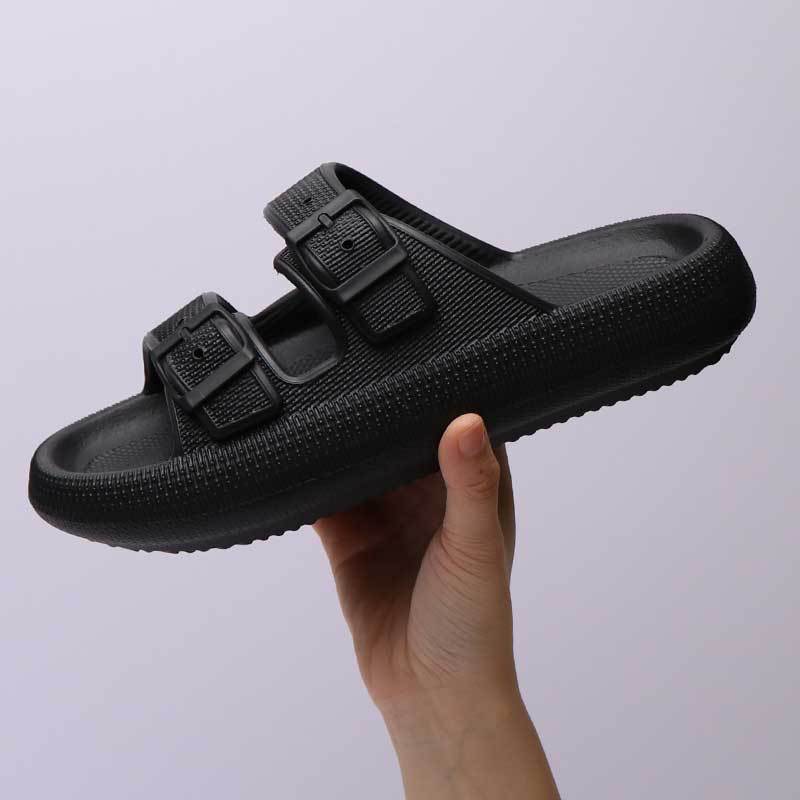 Platform Home Slippers Women's Summer Buckle