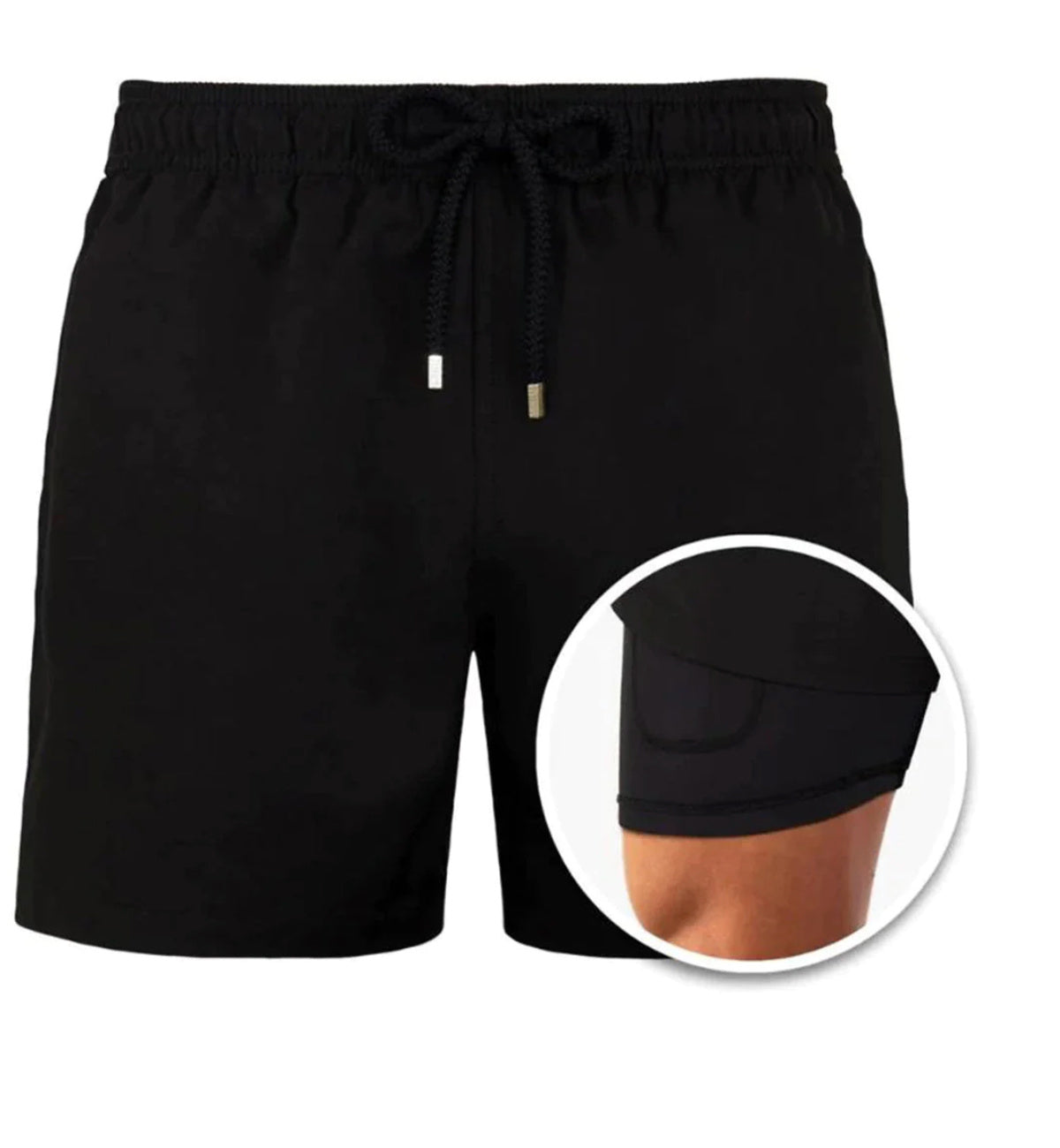 Men's Beach Printed Double Shorts