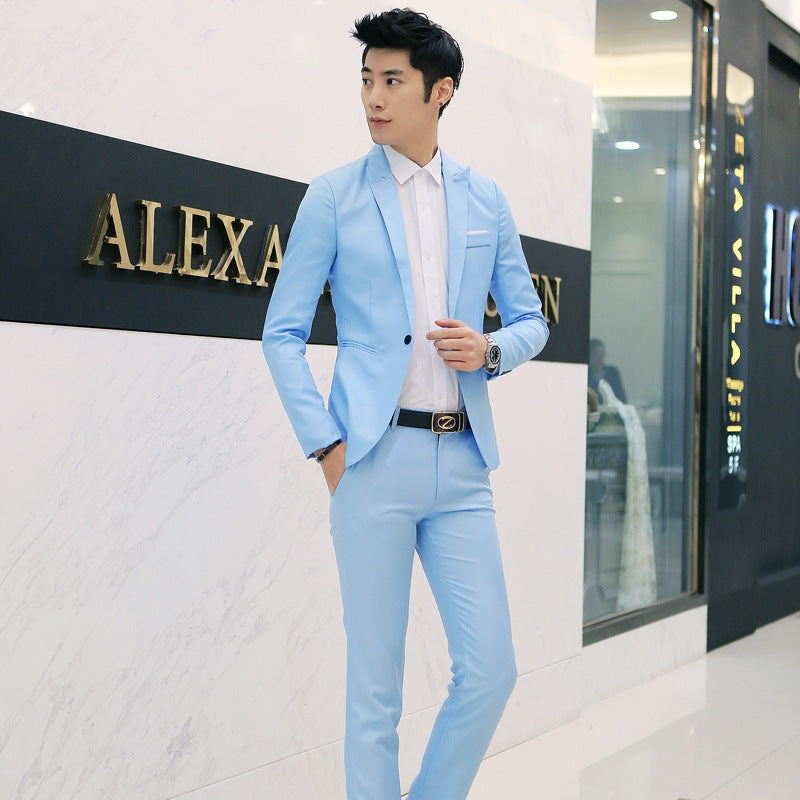 Business two-piece suit Korean Slim jacket