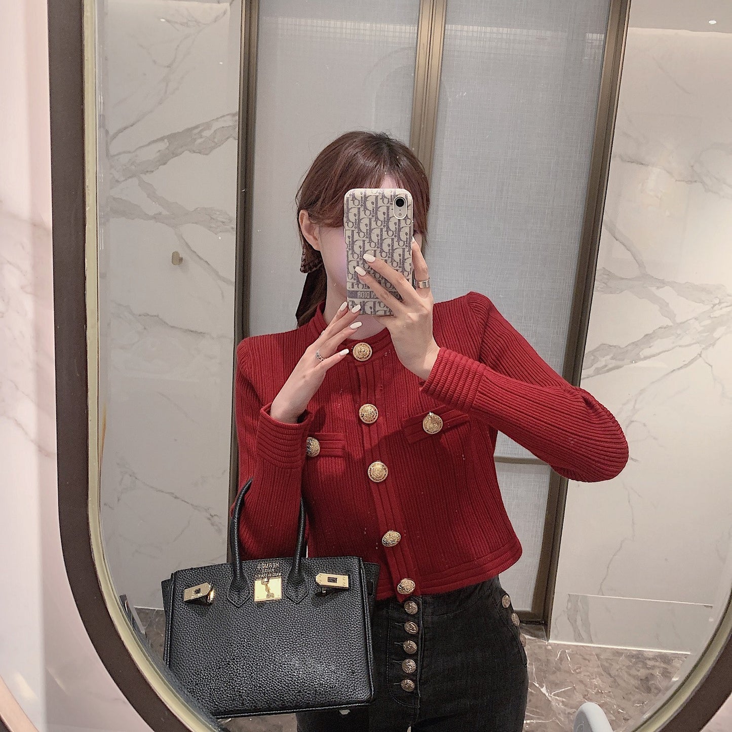 Fashion Women's Slim Short Outer Sweater Top