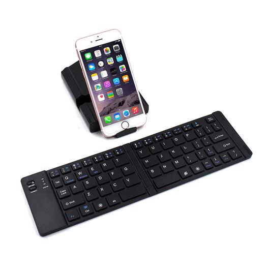 Foldable Metal Bluetooth Wireless Keyboard Compact & Portable