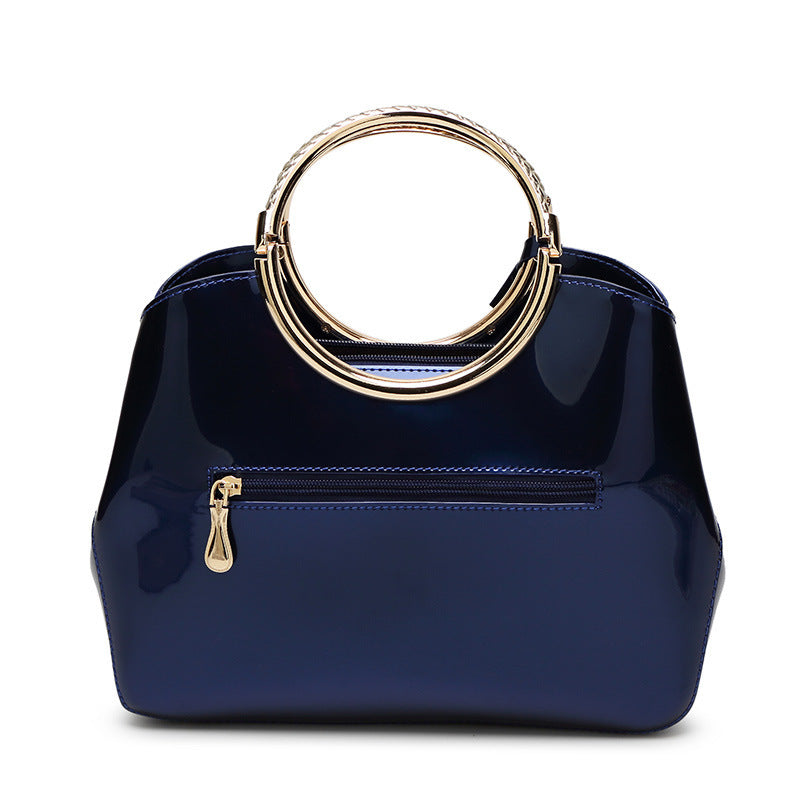 New Fashion Leather Handbag Satchel Handbag bright all-match bangalor
