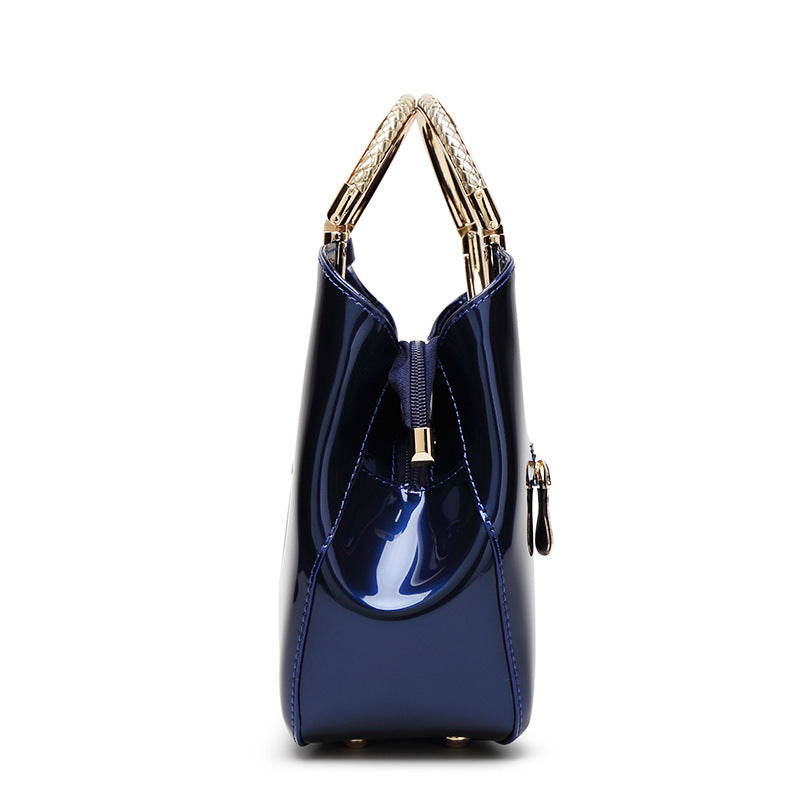 New Fashion Leather Handbag Satchel Handbag bright all-match bangalor