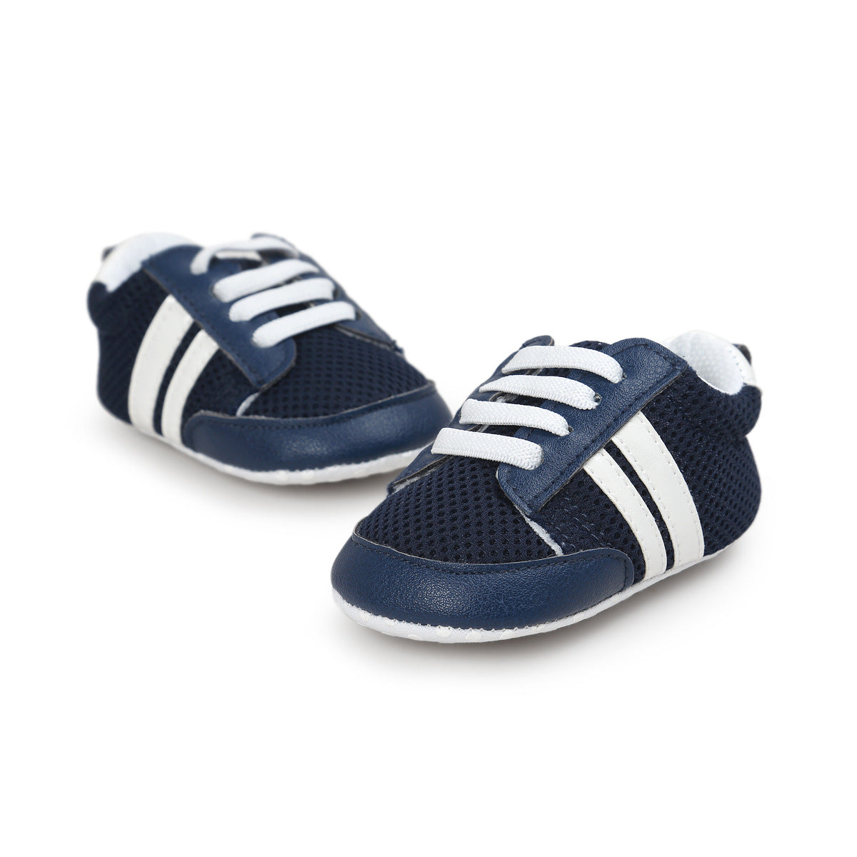 Mocassins pour bébé garçon ou fille, chaussures pour nourrisson en cuir PU antidérapant et souple, baskets pour nouveau-né