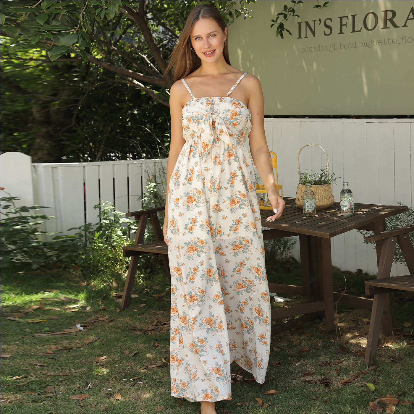 Women's Fashion Simple Printed Overalls