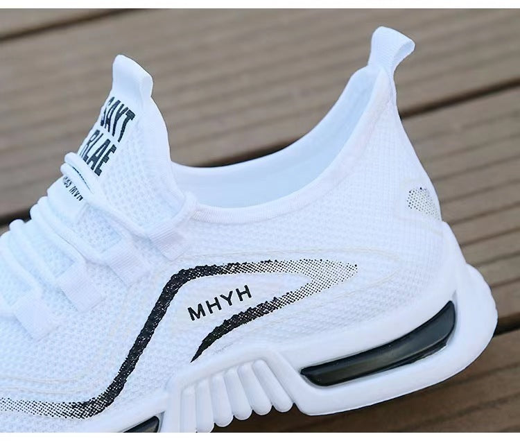 Men's Summer Sneakers Breathable Flying Woven Casual