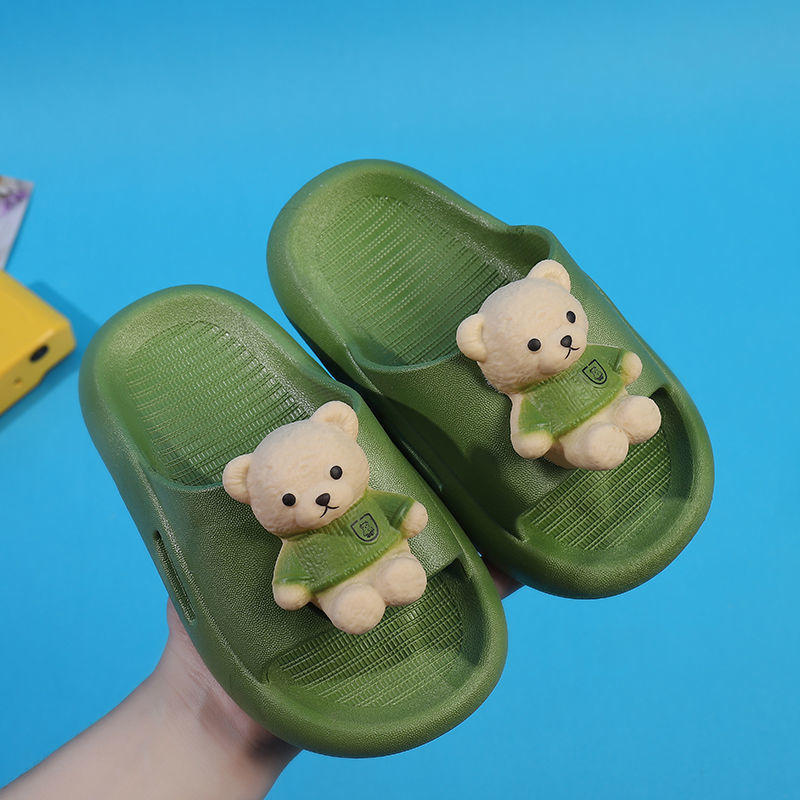 Animal Pattern Home Bathroom Bath Sandals Children's Shoes