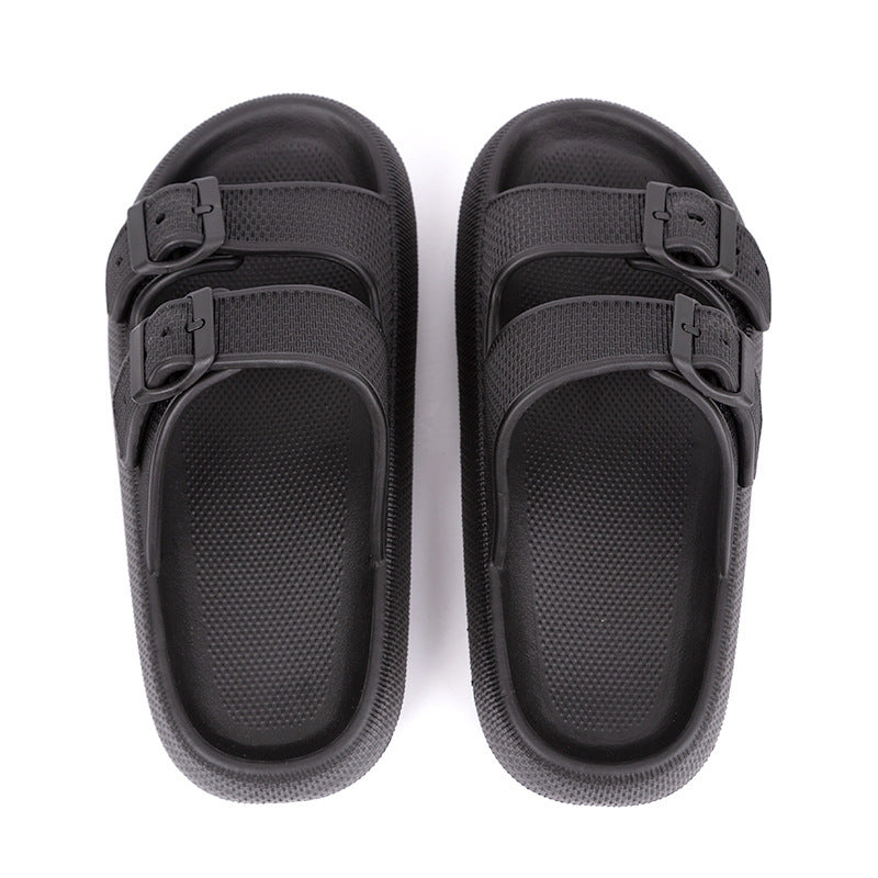 Platform Home Slippers Women's Summer Buckle