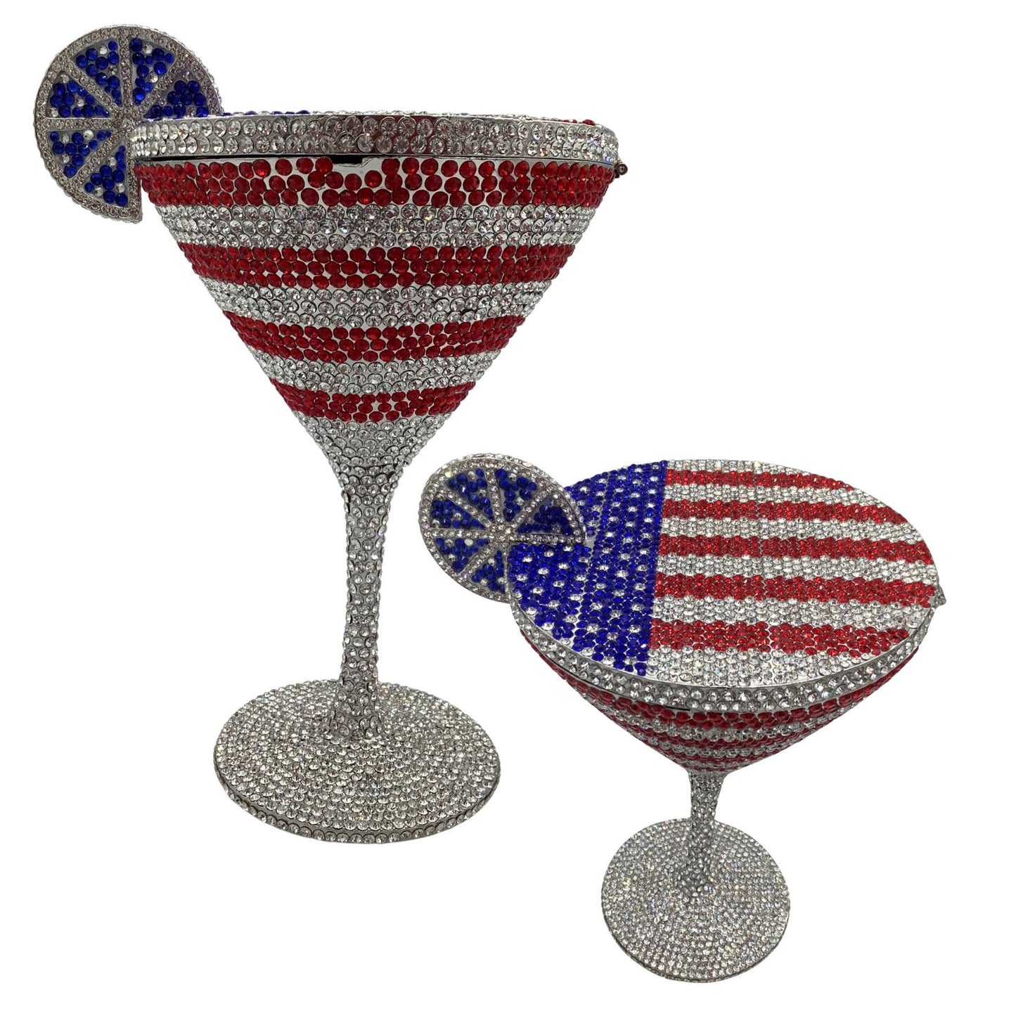 Cocktail Goblet Diamond Dinner Hand Bag