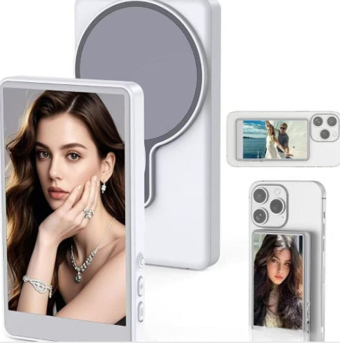 Magnetic Display Rear Monitoring Live Broadcast Remote Bluetooth Selfie HDMI Same Screen Device