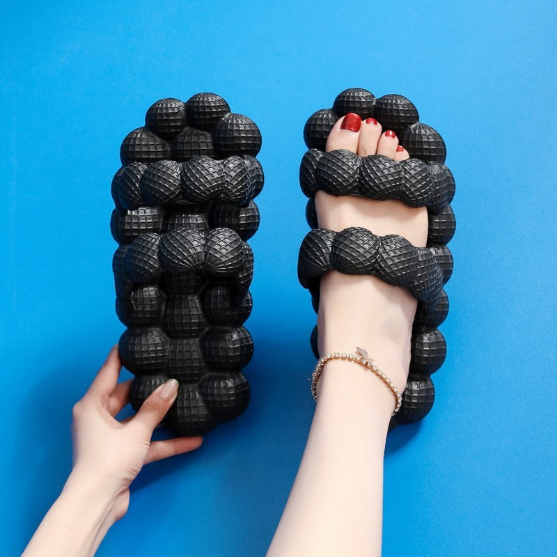 Women's Fashion Home Wear Thick-soled Non-slip Slip Slip-on Slippers