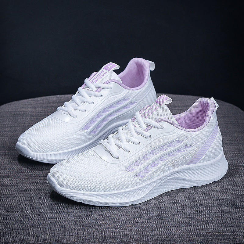 Flying Woven Women's Casual Lightweight Soft Bottom Shoes