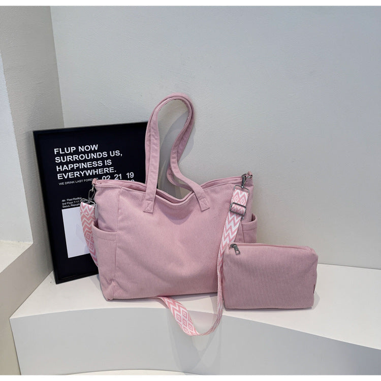 Simple Fashion One-shoulder Portable Canvas Bag